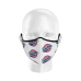 Face Mask 3 Layer - Adjustable - Over the Head Design